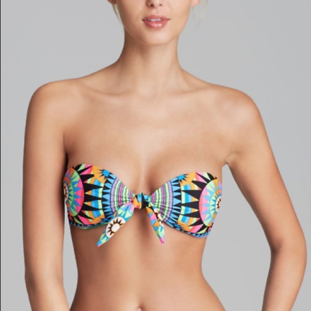 Mara Hoffman twist in front bikini top